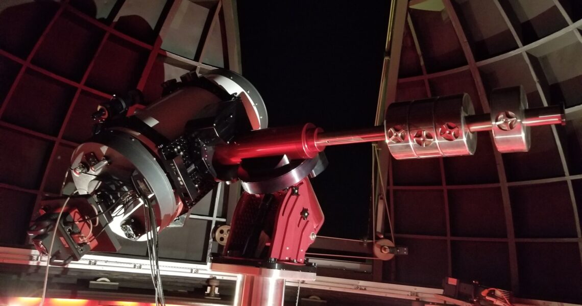 Telescope aligned to Comet C/2017 K2